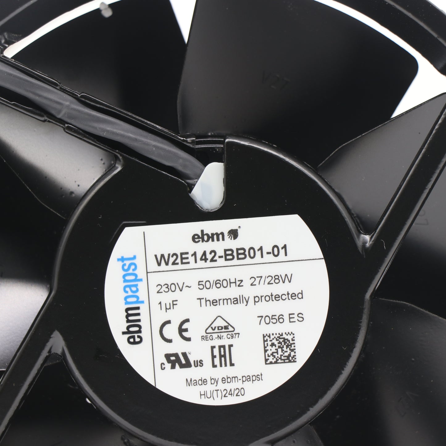 ebm-papst W2E142-BB01-01 AC Axial Fan 230VAC 172mm 50/60Hz Wall Ring