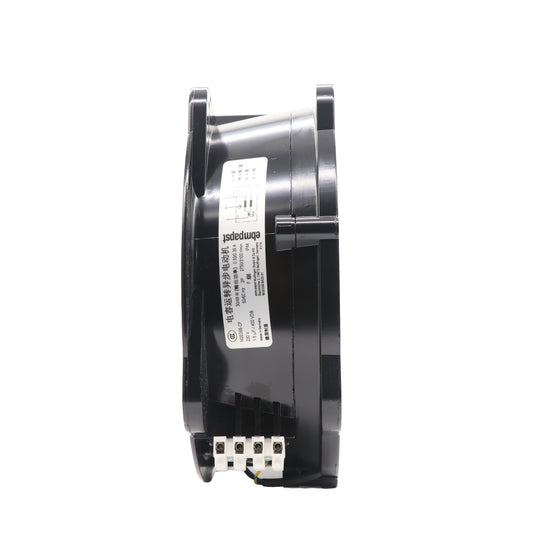 Side view of ebm-papst W2E208-BA20-51 axial fan