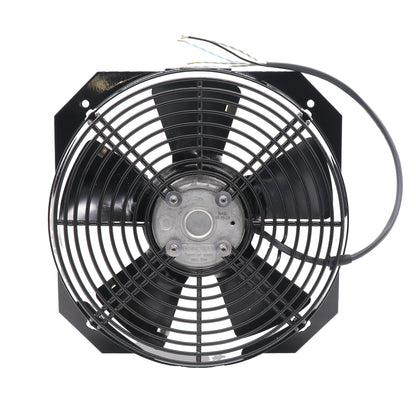 Front view of ebm-papst W2E250-EC01-06 axial fan