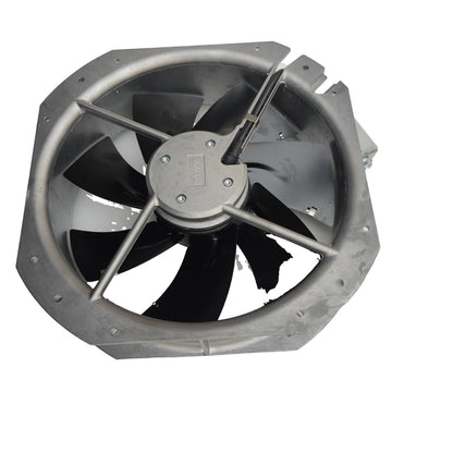 Front view of ebm-papst W2E250-HL08-07 axial fan