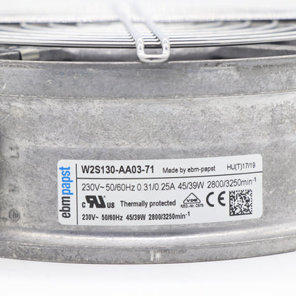 ebmpapst W2S130-AA03-71 Axial Fan 230V 172×150×55mm for Industrial Ventilation