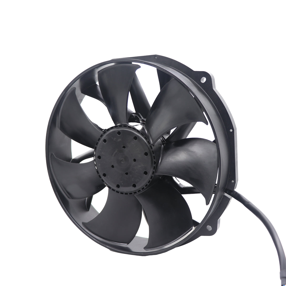 Front view of ebm-papst W3G300-QX25-33 axial fan