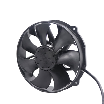 Front view of ebm-papst W3G300-QX25-33 axial fan