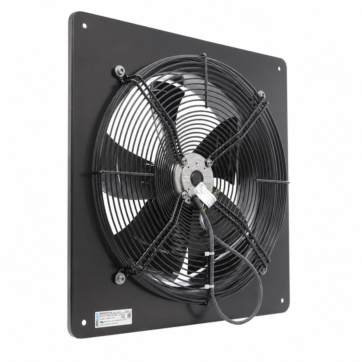 Back view of ebm-papst W4D400-DP12-40 axial fan