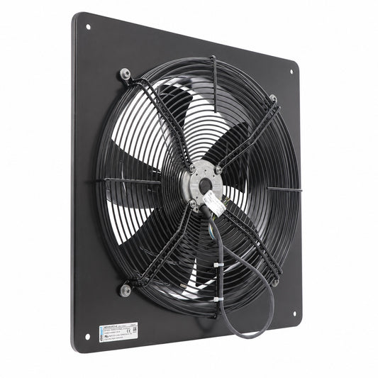 Back view of ebm-papst W4D400-DP12-40 axial fan