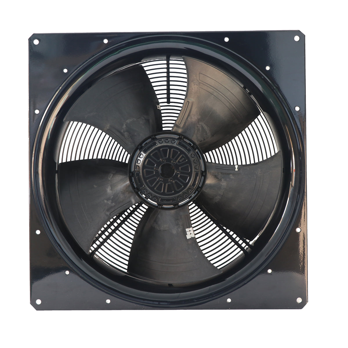 Front view of ebm-papst W4D500-GM03-10 axial fan