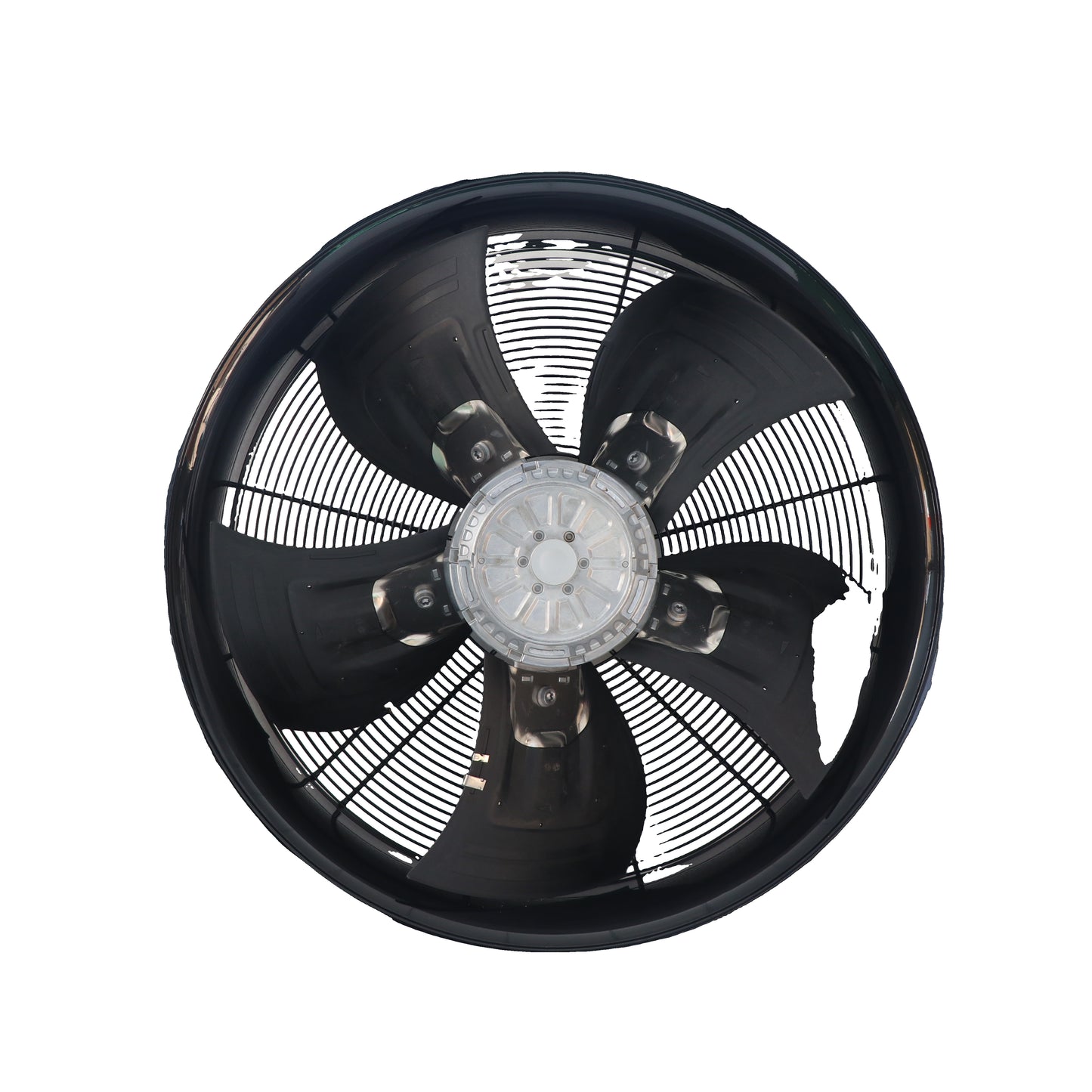 Front view of ebm-papst W4D630-GD01-01 axial fan