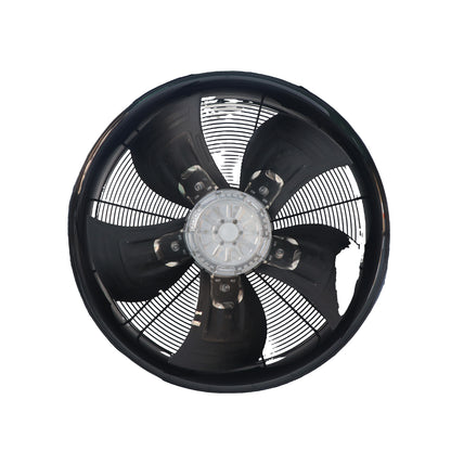 Front view of ebm-papst W4D630-GD01-01 axial fan