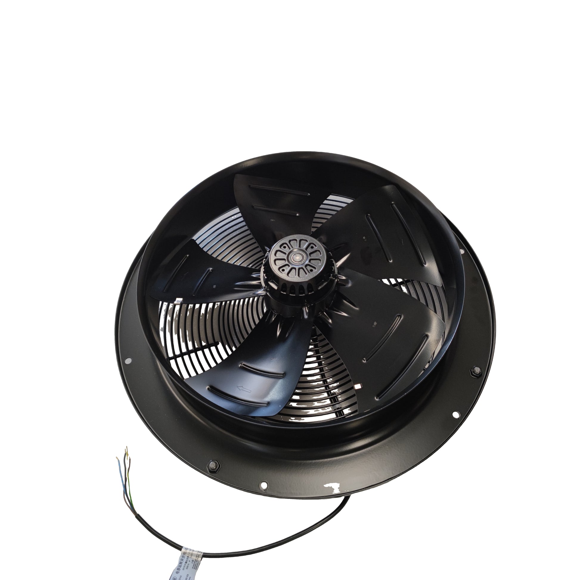 Side view of ebm-papst W4E400-CP02-31 axial fan