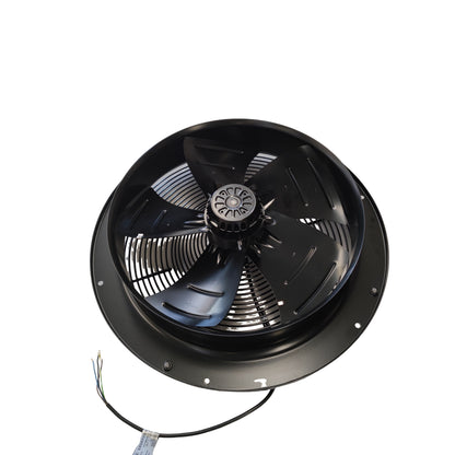Side view of ebm-papst W4E400-CP02-31 axial fan