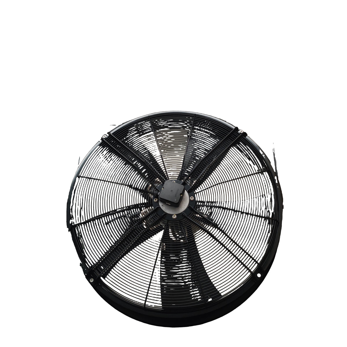 Front view of ebm-papst W6D910-GB01-01 axial fan