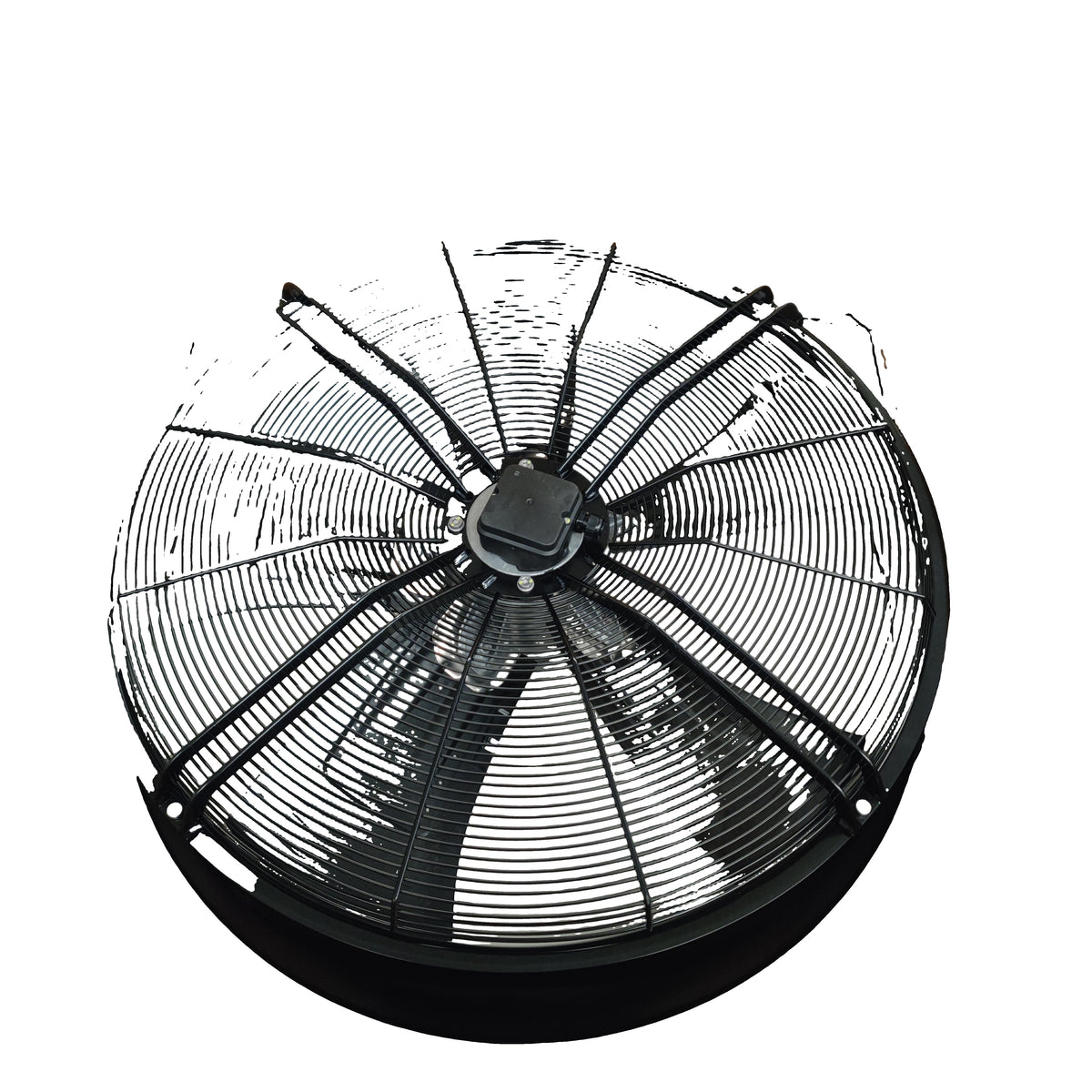 Side view of ebm-papst W6D910-GB01-01 axial fan