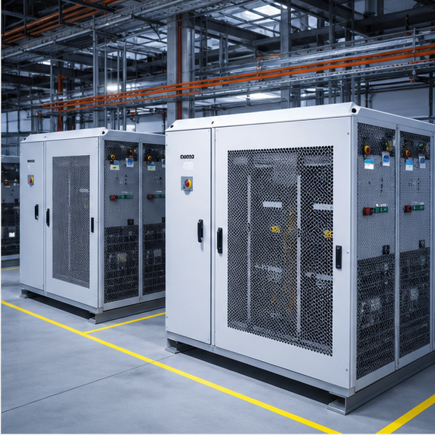 Energy storage cabinet cooling fans