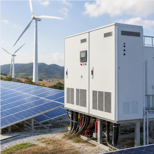 Renewable energy inverter and power electronics cooling fans